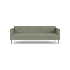 Unit10 L42 Firhøj - 3 pers. sofa - Eg - Green-Melange(56)- 3 Personers Sofa
