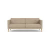 Unit10 L42 Firhøj - 2,5 pers. sofa - Eg - Beige (61252)- 2,5 Personers Sofa