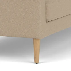 Unit10 L42 Firhøj - 2,5 pers. sofa - Eg - Beige (61252)- 2,5 Personers Sofa