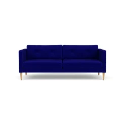 Unit10 L42 Firhøj - 2,5 pers. sofa - Eg - Blue (43)- 2,5 Personers Sofa
