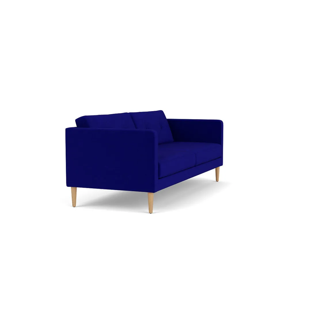 Unit10 L42 Firhøj - 2,5 pers. sofa - Eg - Blue (43)- 2,5 Personers Sofa