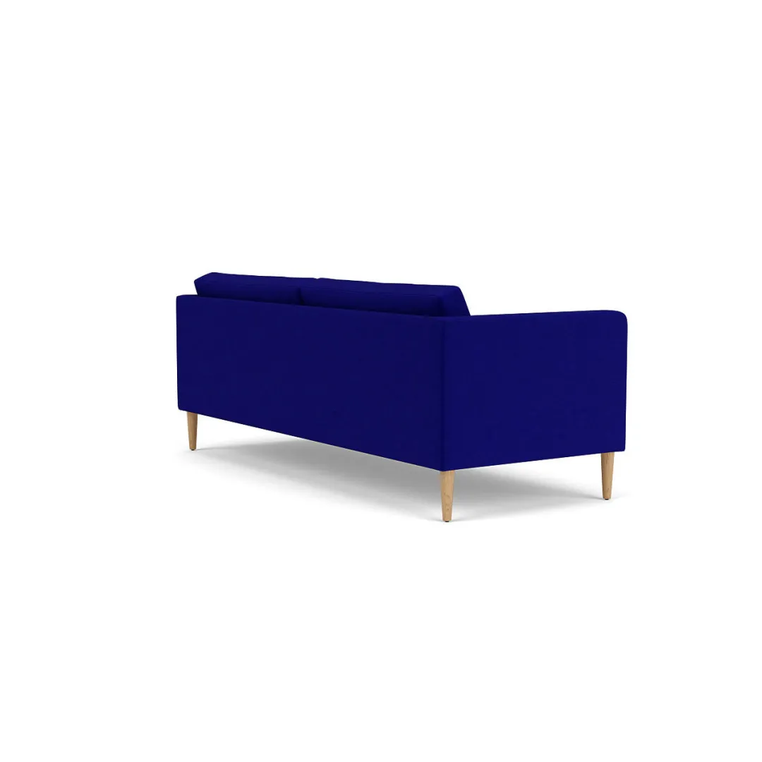 Unit10 L42 Firhøj - 2,5 pers. sofa - Eg - Blue (43)- 2,5 Personers Sofa