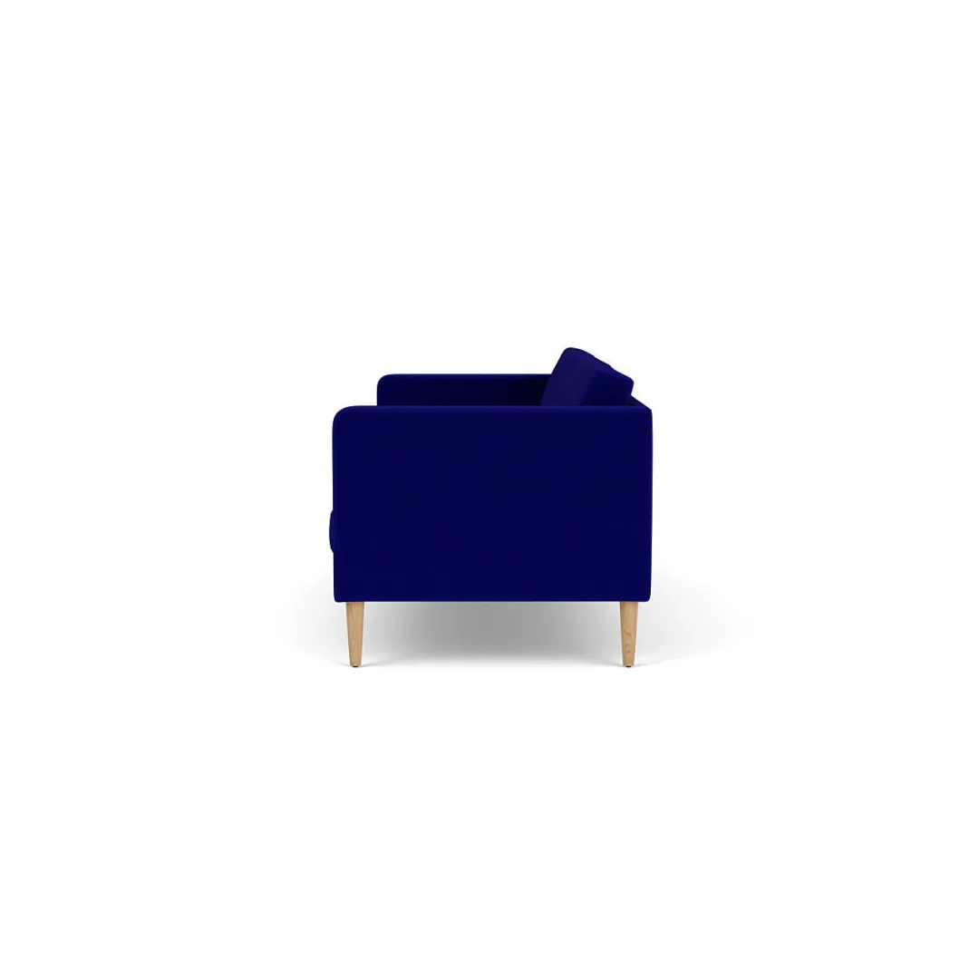 Unit10 L42 Firhøj - 2,5 pers. sofa - Eg - Blue (43)- 2,5 Personers Sofa