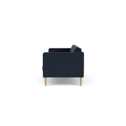 Unit10 L42 Firhøj - 2,5 pers. sofa - Eg - Dark Blue (36)- 2,5 Personers Sofa