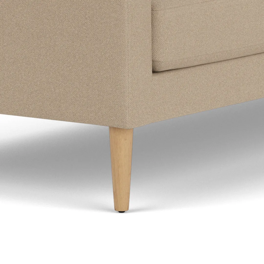 Unit10 L42 Firhøj - 3 pers. sofa - Eg - Beige (61252)- 3 Personers Sofa