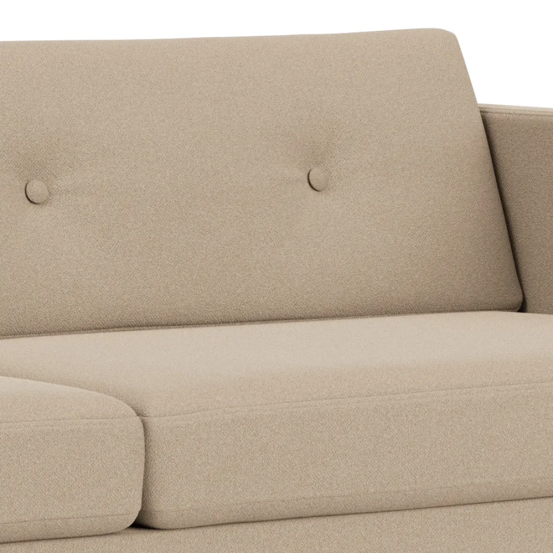 Unit10 L42 Firhøj - 3 pers. sofa - Eg - Beige (61252)- 3 Personers Sofa