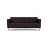 Unit10 L42 Firhøj - 2,5 pers. sofa - Eg - Black-Brown- 2,5 Personers Sofa