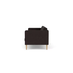 Unit10 L42 Firhøj - 2,5 pers. sofa - Eg - Black-Brown- 2,5 Personers Sofa