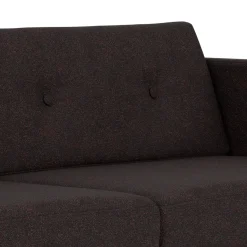 Unit10 L42 Firhøj - 2,5 pers. sofa - Eg - Black-Brown- 2,5 Personers Sofa