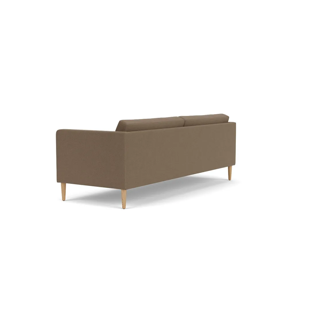 Unit10 L42 Firhøj - 3 pers. sofa - Eg - Taupe (61230)- 3 Personers Sofa