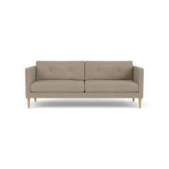 Unit10 L42 Firhøj - 2,5 pers. sofa - Eg - Light Grey (02)- 2,5 Personers Sofa