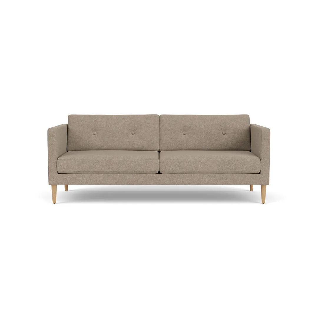 Unit10 L42 Firhøj - 2,5 pers. sofa - Eg - Light Grey (02)- 2,5 Personers Sofa