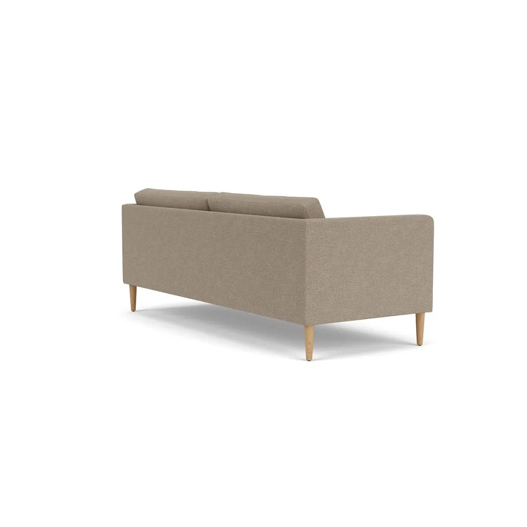 Unit10 L42 Firhøj - 2,5 pers. sofa - Eg - Light Grey (02)- 2,5 Personers Sofa