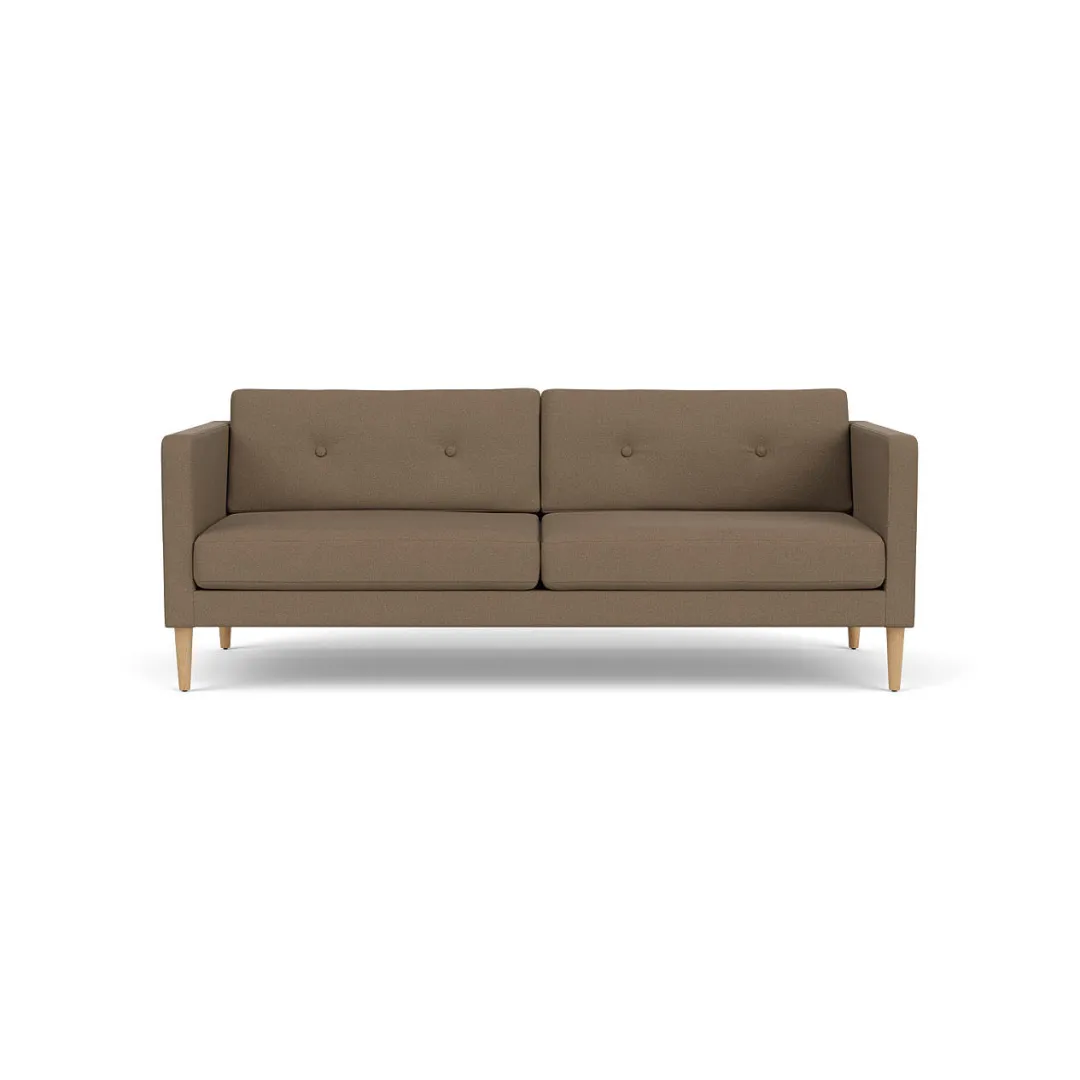 Unit10 L42 Firhøj - 2,5 pers. sofa - Eg - Taupe (61230)- 2,5 Personers Sofa