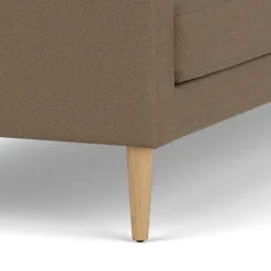 Unit10 L42 Firhøj - 2,5 pers. sofa - Eg - Taupe (61230)- 2,5 Personers Sofa