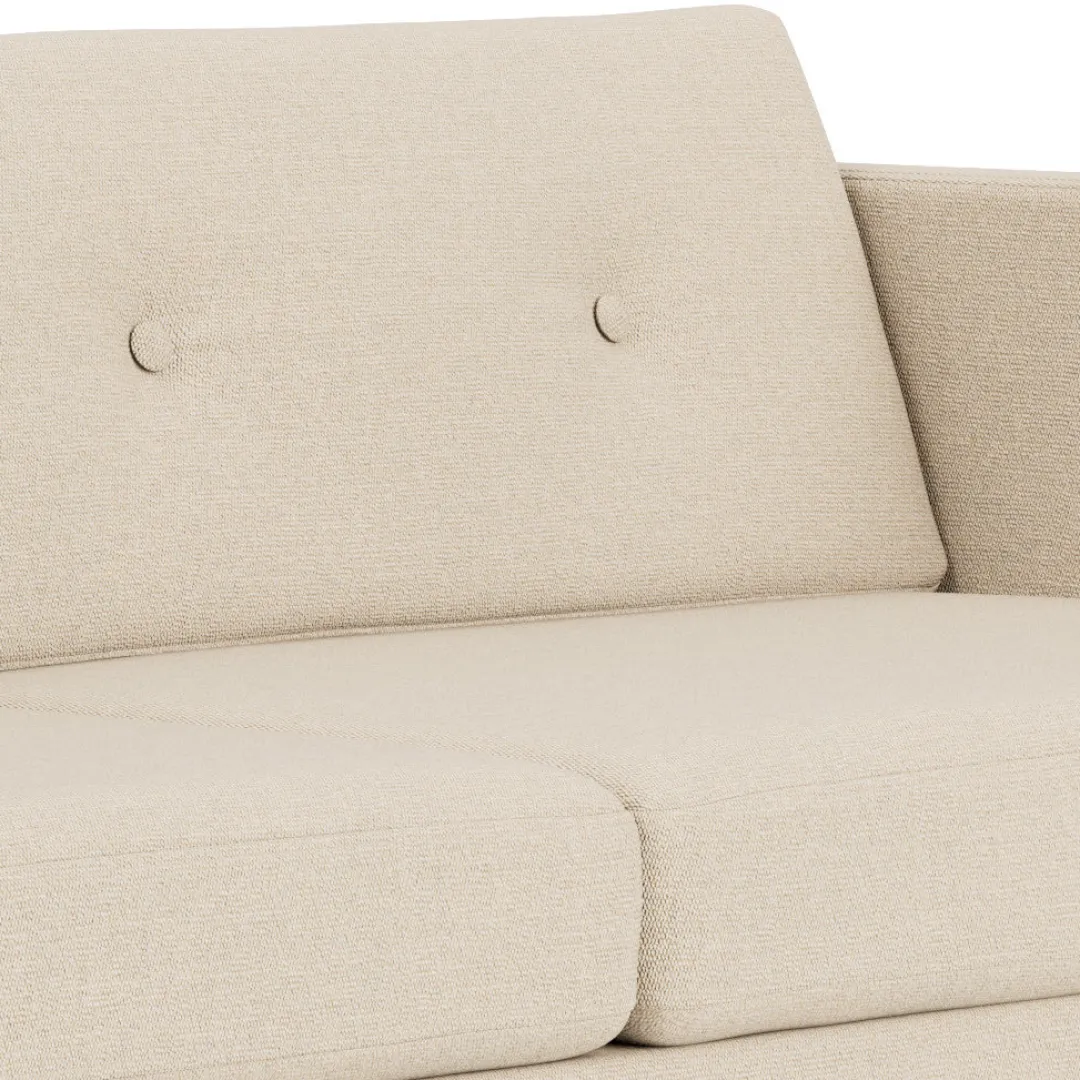 Unit10 L42 Firhøj - 2,5 pers. sofa - Eg - Beige (90)- 2,5 Personers Sofa