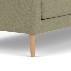 Unit10 L42 Firhøj - 3 pers. sofa - Eg - Green (58)- 3 Personers Sofa