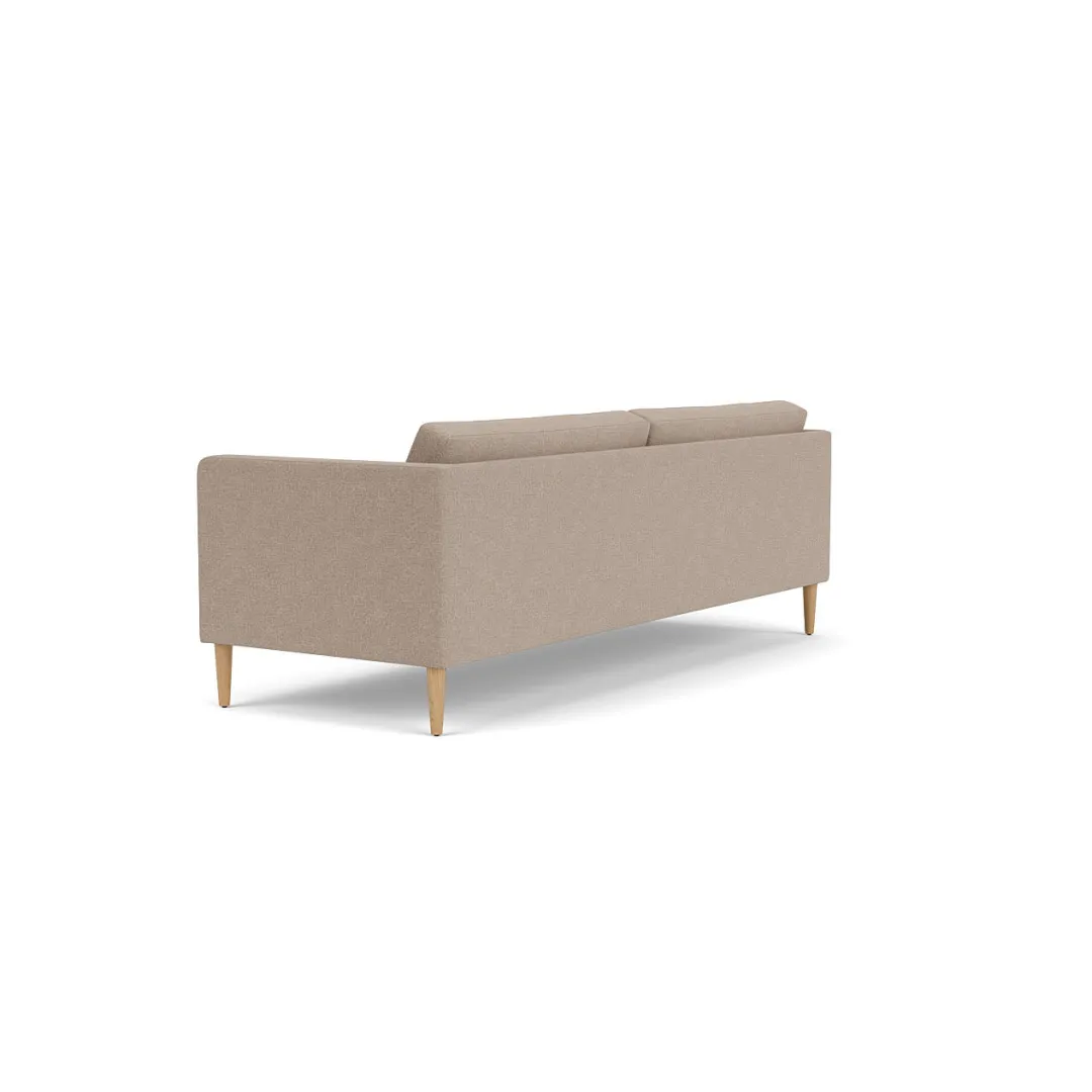 Unit10 L42 Firhøj - 3 pers. sofa - Eg - Beige (61)- 3 Personers Sofa