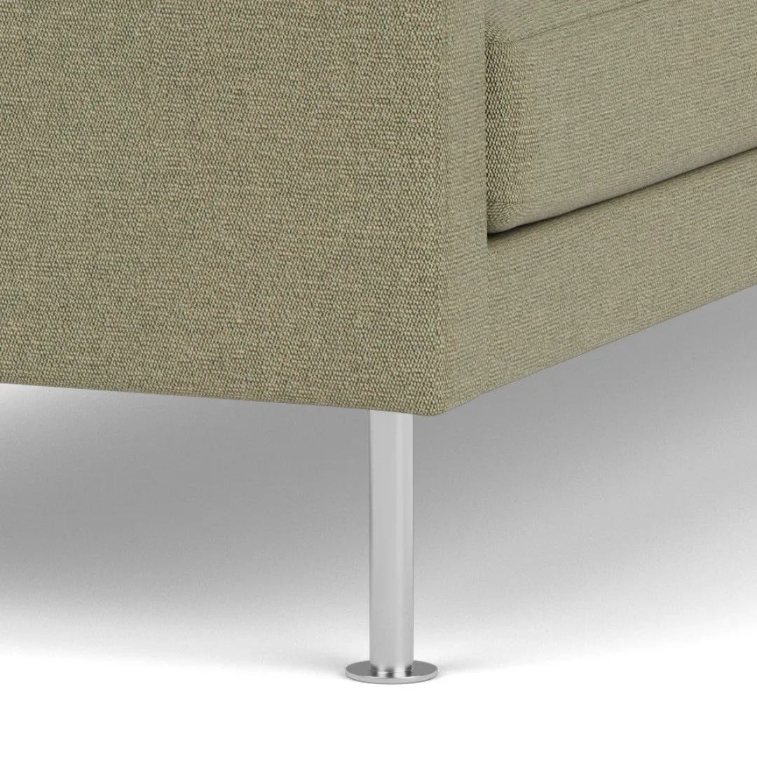 Unit10 L42 Firhøj - 2,5 pers. sofa - Stål - Green (58)- 2,5 Personers Sofa