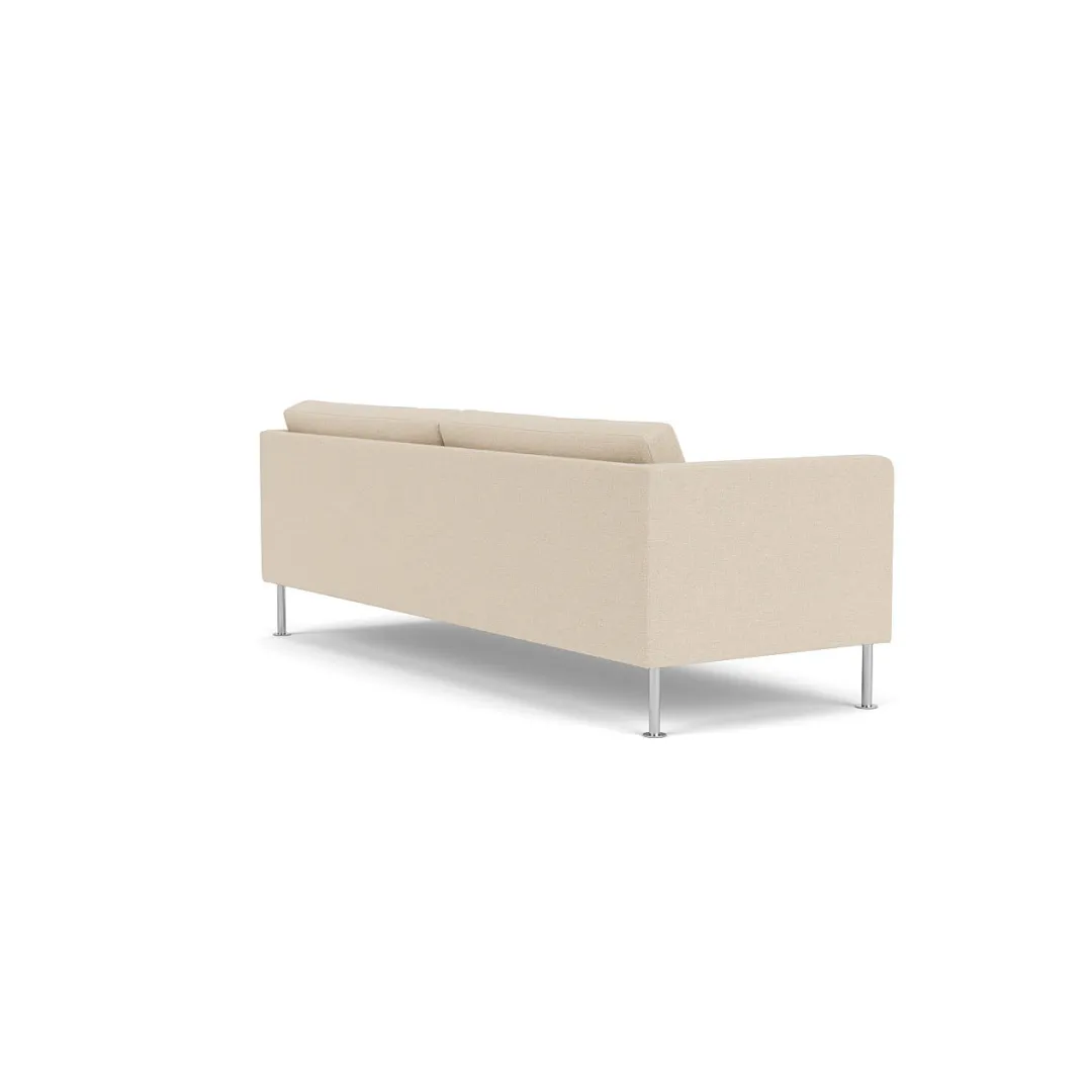 Unit10 L42 Firhøj - 3 pers. sofa - Stål - Beige (90)- 3 Personers Sofa
