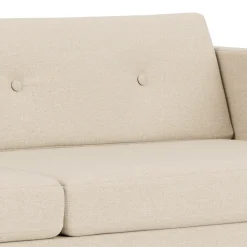 Unit10 L42 Firhøj - 3 pers. sofa - Stål - Beige (90)- 3 Personers Sofa