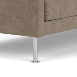 Unit10 L42 Firhøj - 3 pers. sofa - Stål - Taupe (233)- 3 Personers Sofa