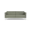 Unit10 L42 Firhøj - 2,5 pers. sofa - Stål - Green-Melange- 2,5 Personers Sofa