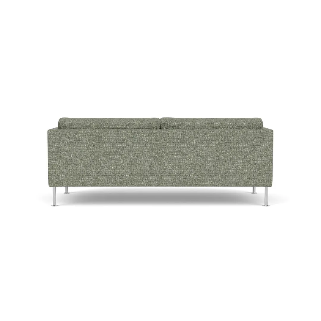 Unit10 L42 Firhøj - 2,5 pers. sofa - Stål - Green-Melange- 2,5 Personers Sofa