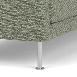 Unit10 L42 Firhøj - 2,5 pers. sofa - Stål - Green-Melange- 2,5 Personers Sofa