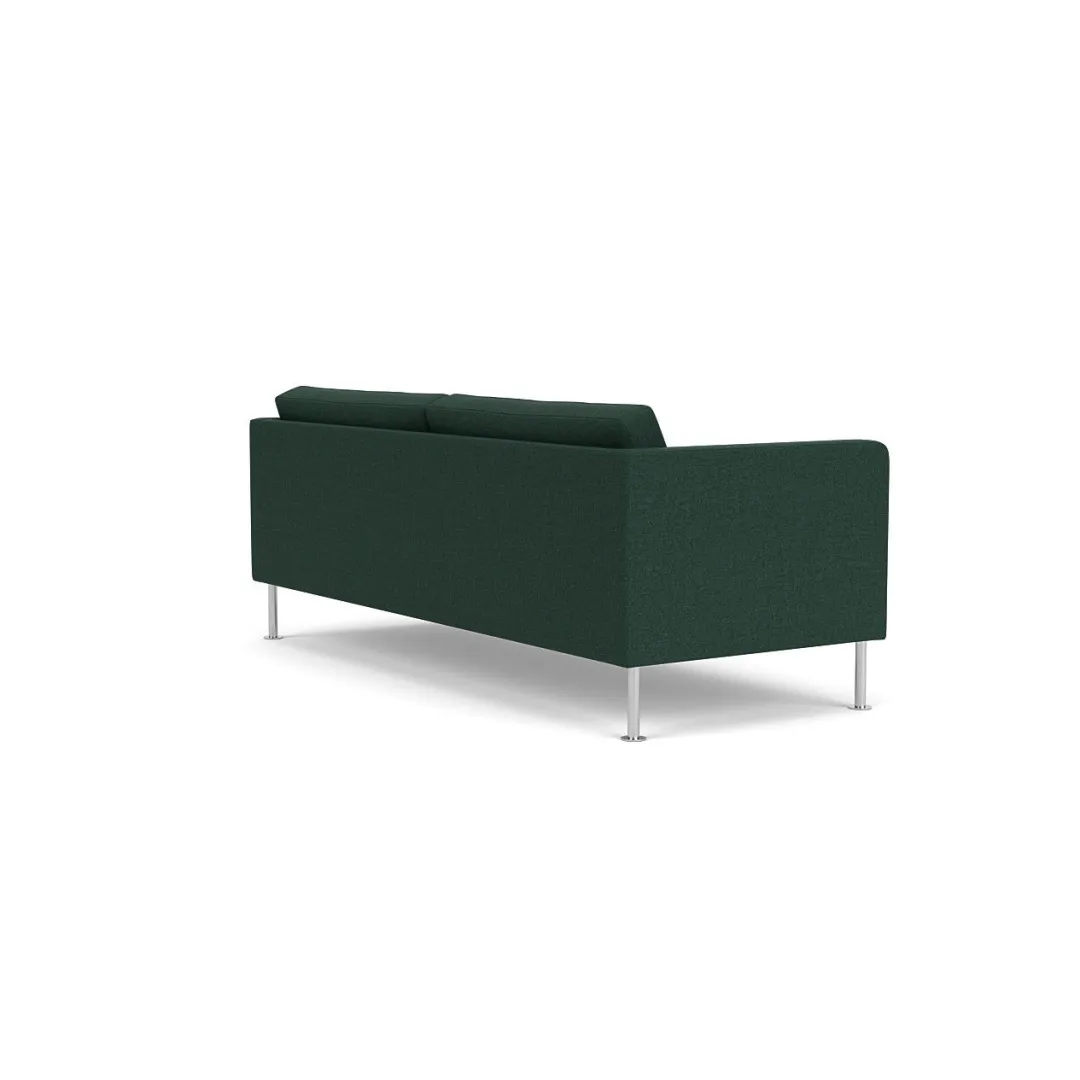 Unit10 L42 Firhøj - 2,5 pers. sofa - Stål - Green (32)- 2,5 Personers Sofa