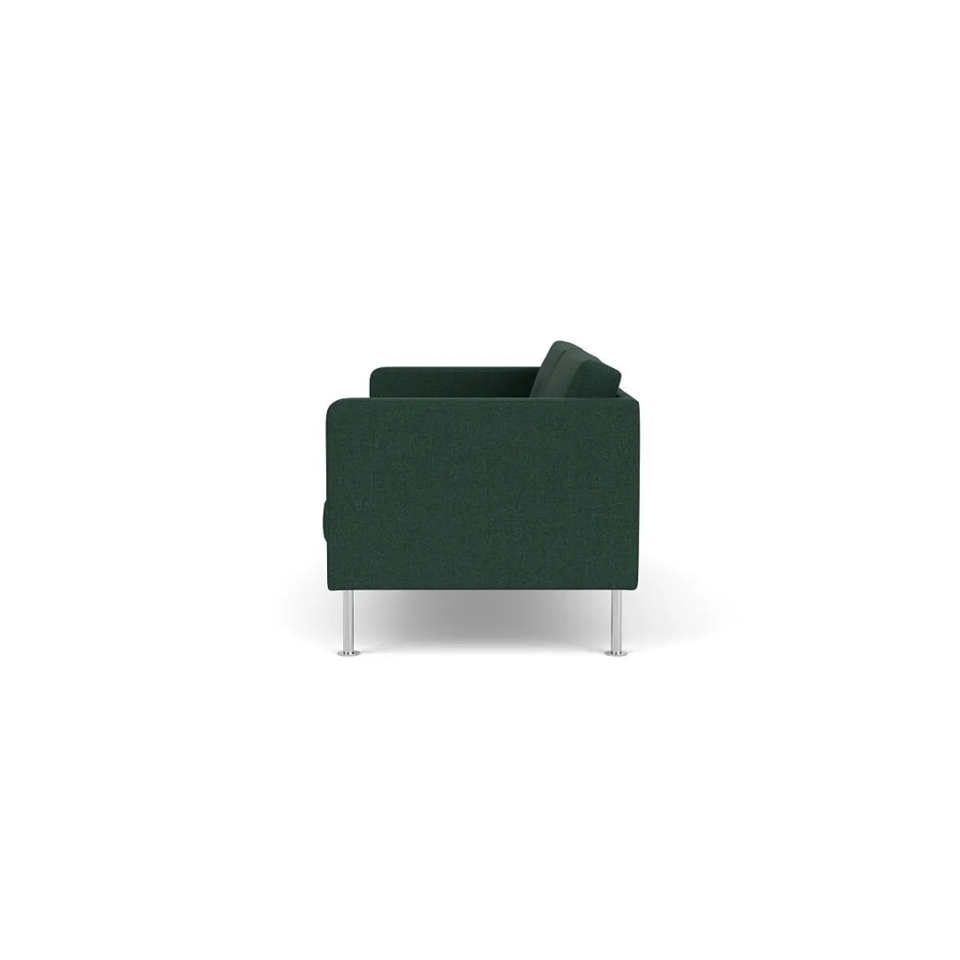 Unit10 L42 Firhøj - 2,5 pers. sofa - Stål - Green (32)- 2,5 Personers Sofa