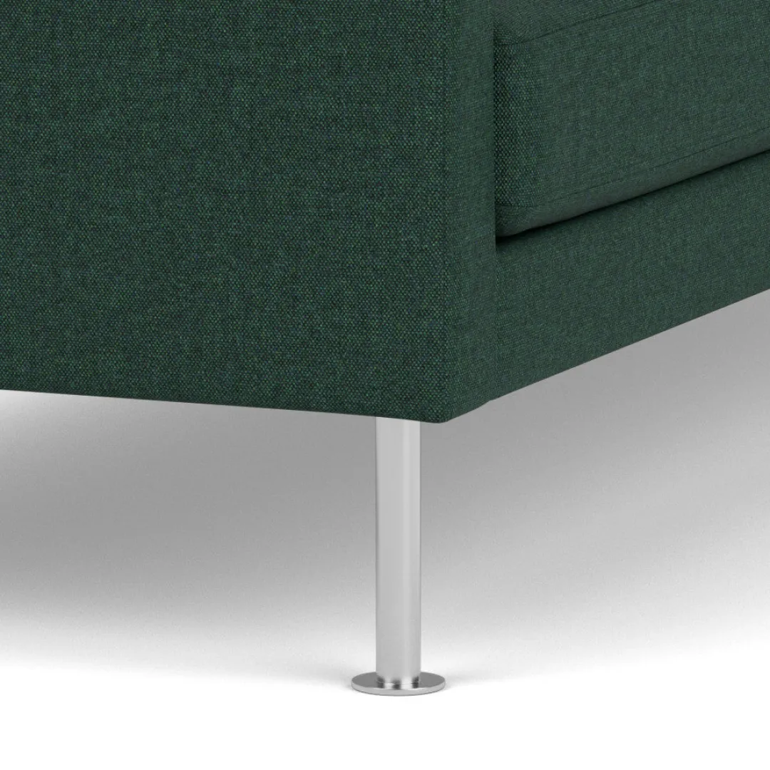 Unit10 L42 Firhøj - 2,5 pers. sofa - Stål - Green (32)- 2,5 Personers Sofa