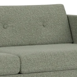 Unit10 L42 Firhøj - 3 pers. sofa - Stål - Green-Melange- 3 Personers Sofa