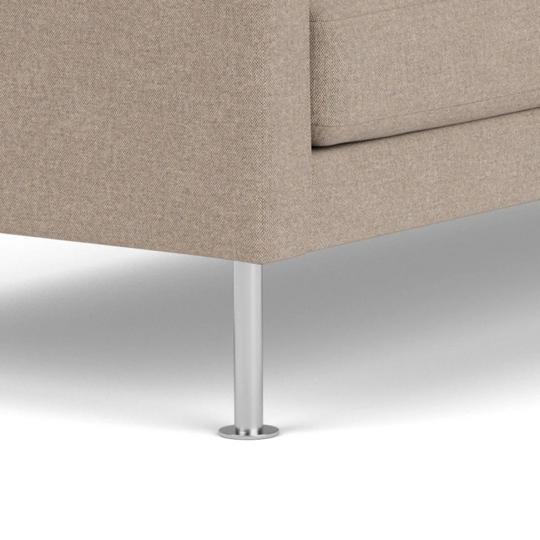 Unit10 L42 Firhøj - 3 pers. sofa - Stål - Beige (61)- 3 Personers Sofa