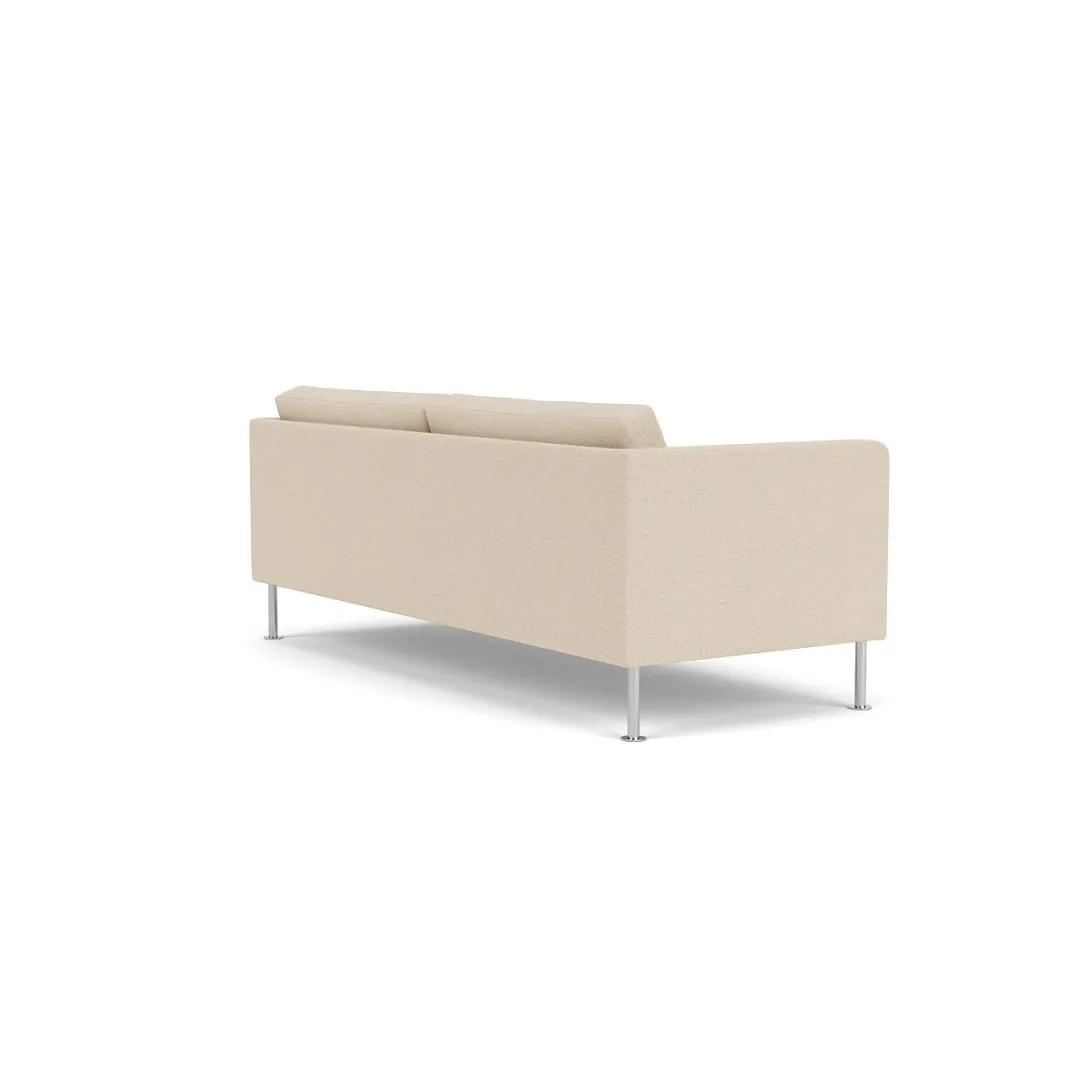 Unit10 L42 Firhøj - 2,5 pers. sofa - Stål - Beige (90)- 2,5 Personers Sofa