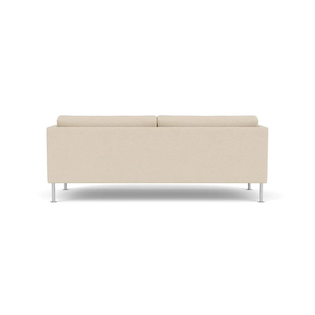 Unit10 L42 Firhøj - 2,5 pers. sofa - Stål - Beige (90)- 2,5 Personers Sofa