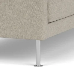 Unit10 L42 Firhøj - 2,5 pers. sofa - Stål - Light Grey- 2,5 Personers Sofa