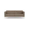 Unit10 L42 Firhøj - 2,5 pers. sofa - Stål - Taupe (233)- 2,5 Personers Sofa