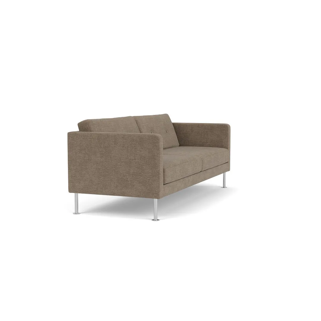 Unit10 L42 Firhøj - 2,5 pers. sofa - Stål - Taupe (233)- 2,5 Personers Sofa