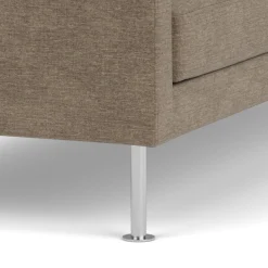 Unit10 L42 Firhøj - 2,5 pers. sofa - Stål - Taupe (233)- 2,5 Personers Sofa