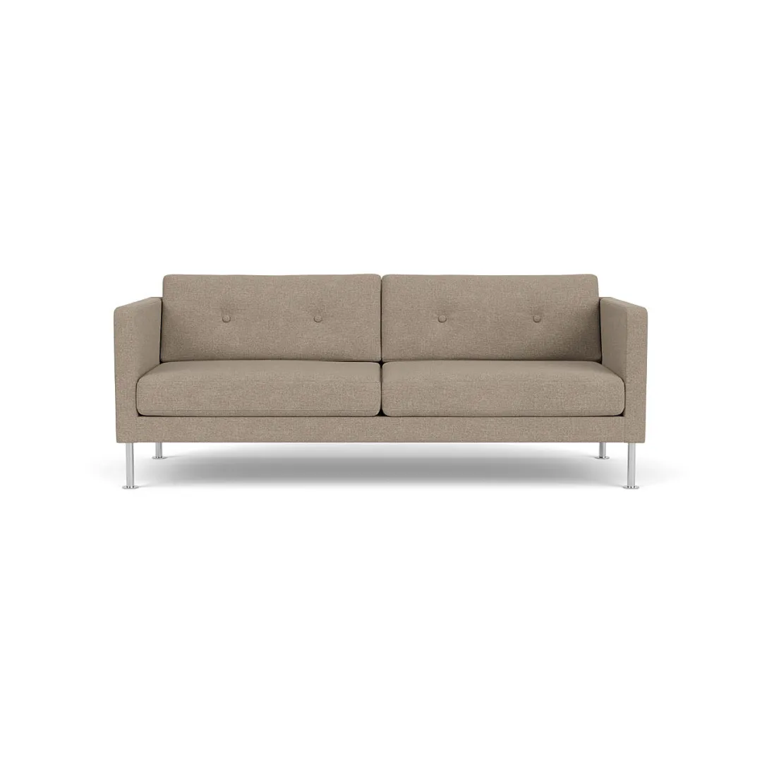 Unit10 L42 Firhøj - 2,5 pers. sofa - Stål - Light Grey- 2,5 Personers Sofa