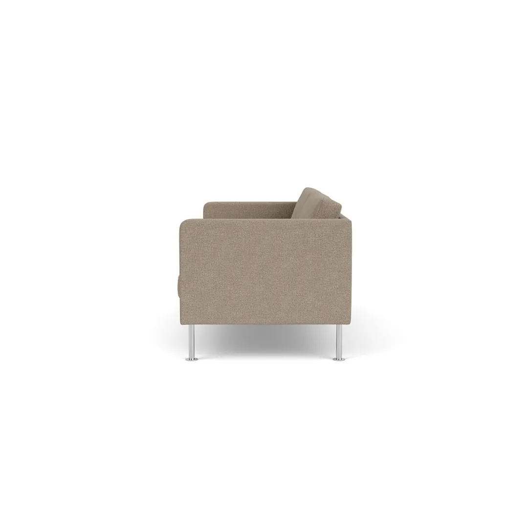 Unit10 L42 Firhøj - 2,5 pers. sofa - Stål - Light Grey- 2,5 Personers Sofa