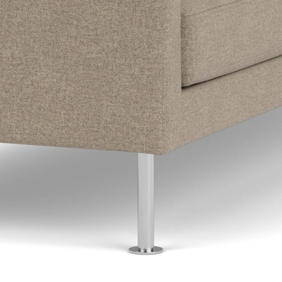 Unit10 L42 Firhøj - 2,5 pers. sofa - Stål - Light Grey- 2,5 Personers Sofa