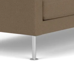 Unit10 L42 Firhøj - 3 pers. sofa - Stål - Taupe (61230)- 3 Personers Sofa