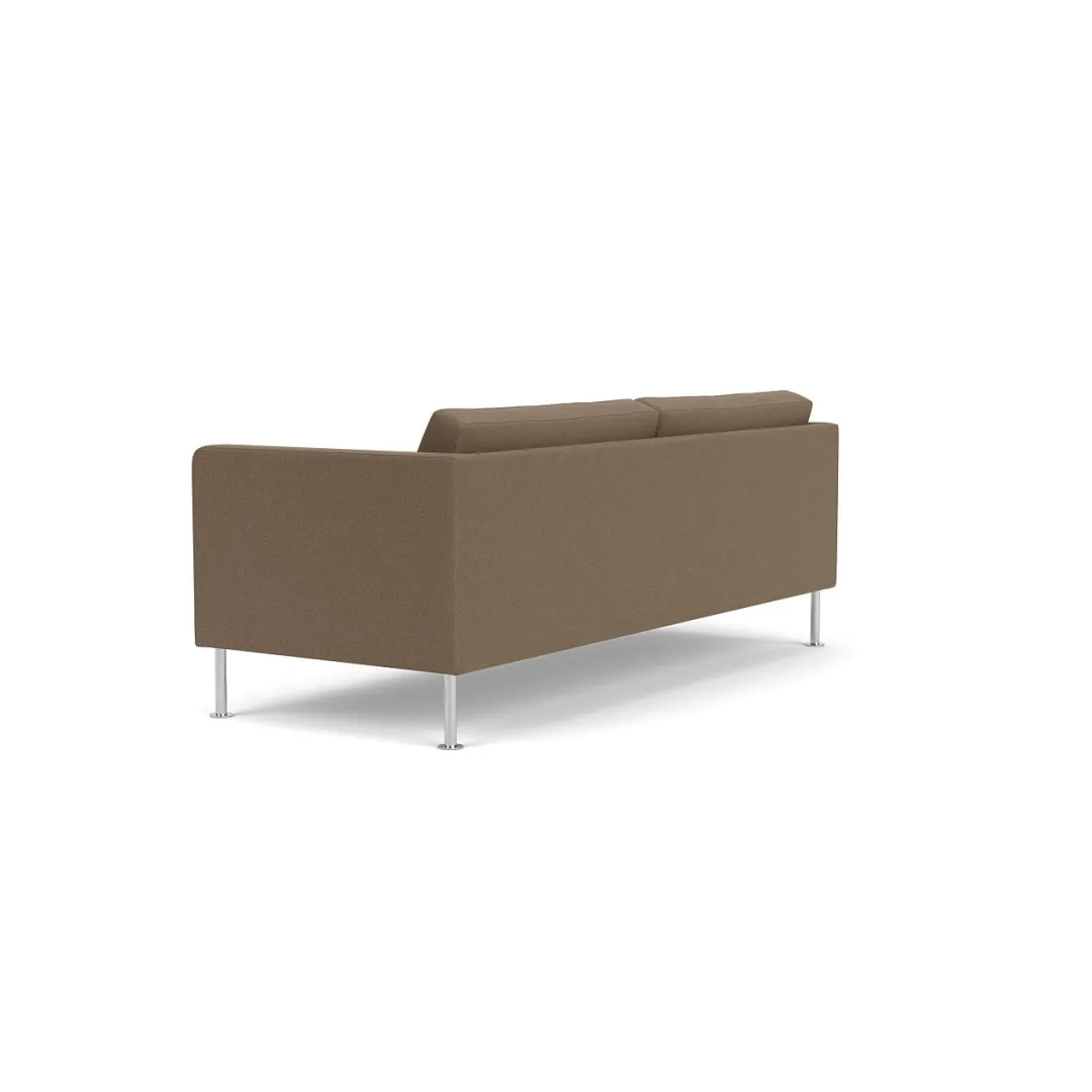 Unit10 L42 Firhøj - 2,5 pers. sofa - Stål - Taupe (61230)- 2,5 Personers Sofa