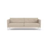 Unit10 L42 Firhøj - 3 pers. sofa - Stål - Beige (213)- 3 Personers Sofa