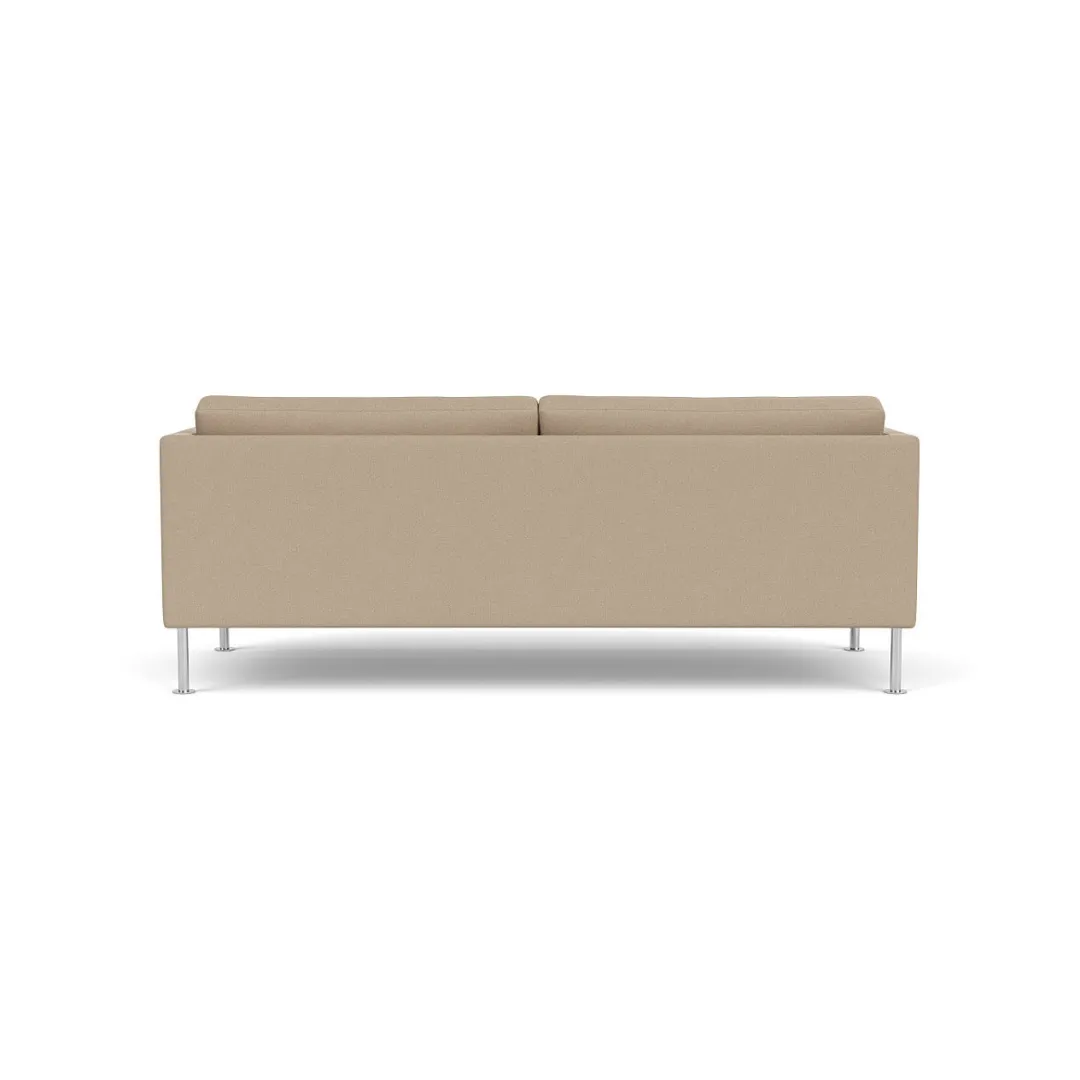 Unit10 L42 Firhøj - 2,5 pers. sofa - Stål - Beige (61252)- 2,5 Personers Sofa