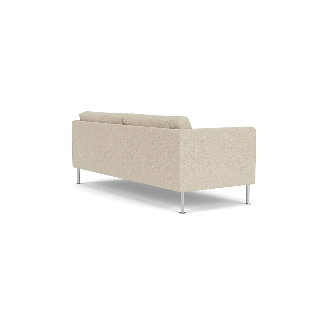 Unit10 L42 Firhøj - 2,5 pers. sofa - Stål - Beige (00)- 2,5 Personers Sofa