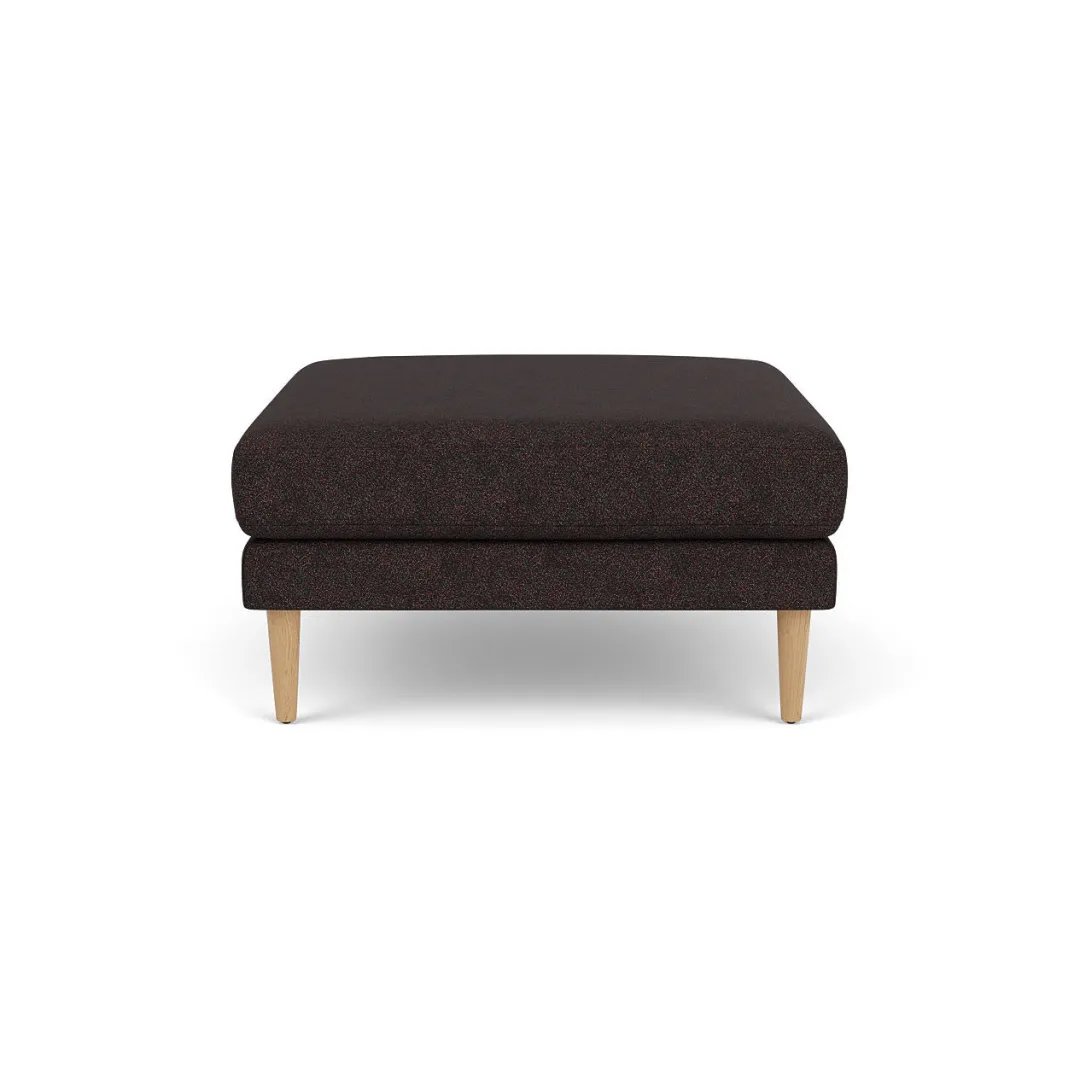 Unit10 L42 Firhøj - Puf - Eg - Black-Brown- 3 Personers Sofa|2,5 Personers Sofa