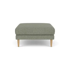 Unit10 L42 Firhøj - Puf - Eg - Green-Melange- 3 Personers Sofa|2,5 Personers Sofa